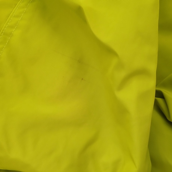 EUC Ellen Tracy women's lime green windbreaker athletic athleisure jacket, M - Picture 13 of 15